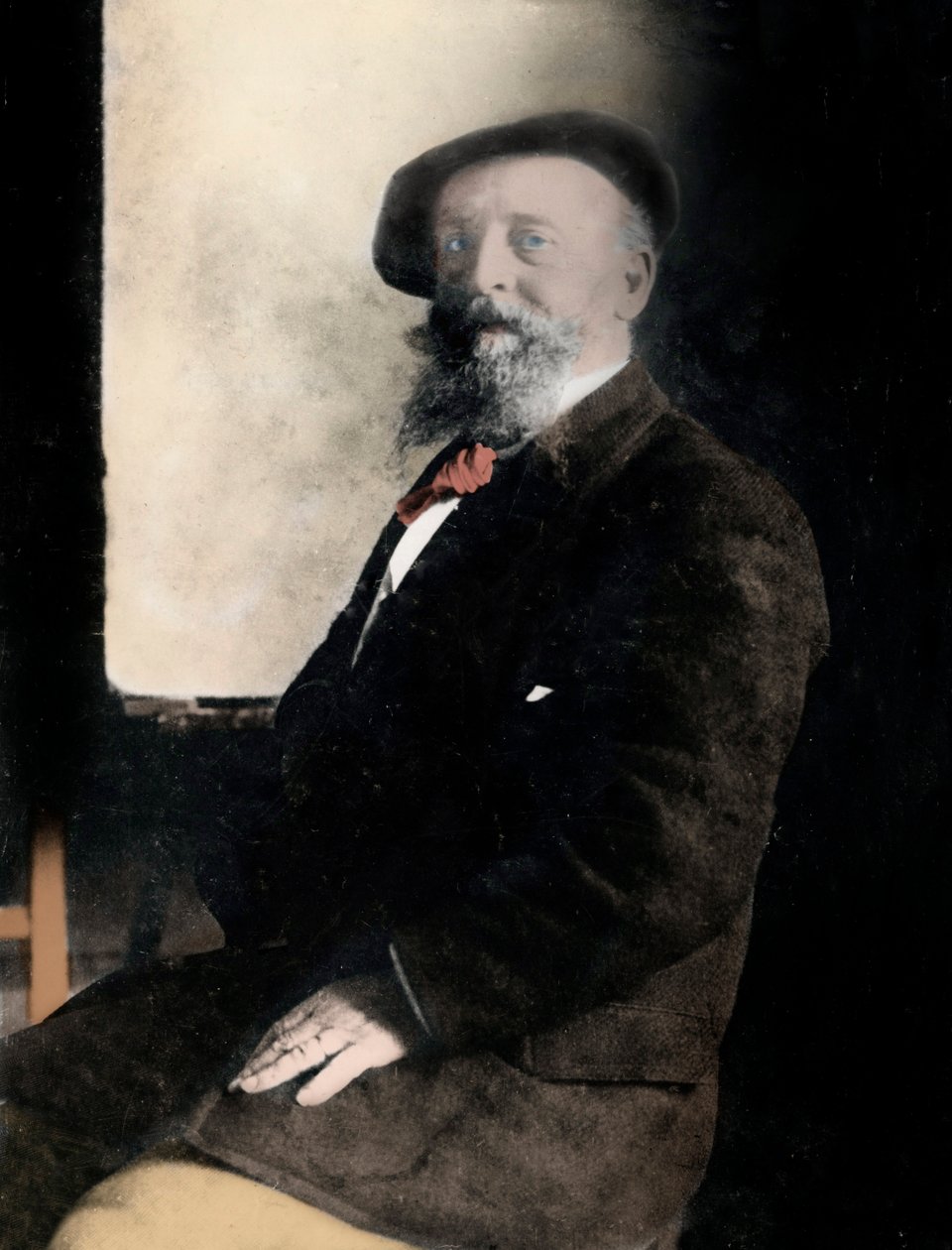 阿尔弗雷德·西斯莱 (1839-1899) 的肖像 - 作者 未知的摄影师