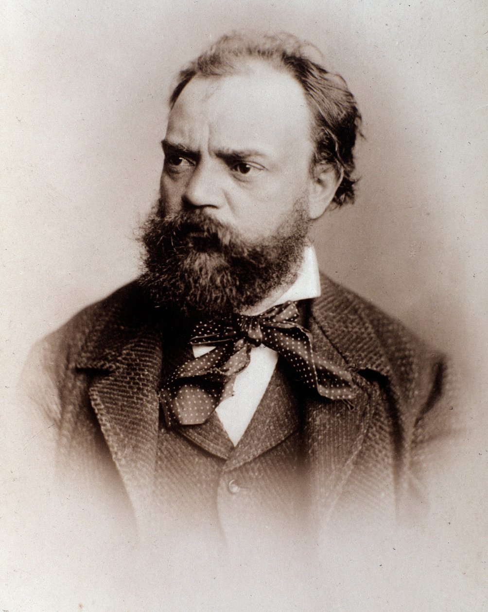 Antonin Dvorak (1841-1901) 19 世纪英国作曲家的肖像。 博洛尼亚，市民书目博物馆 作者 未知的摄影师