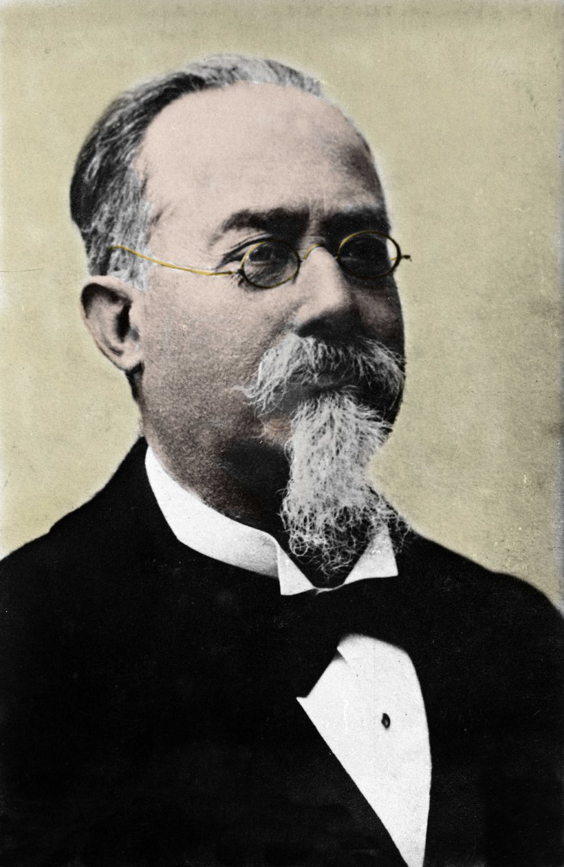 Cesare Lombroso (1835-1909) 的肖像，意大利犯罪学家。 19 世纪后期的照片 作者 未知的摄影师