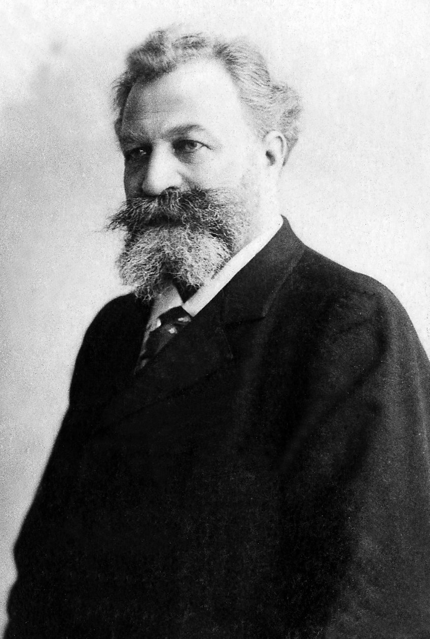 爱德华·科隆 (1838-1910) 的肖像，法国小提琴家和指挥家。 作者 未知的摄影师