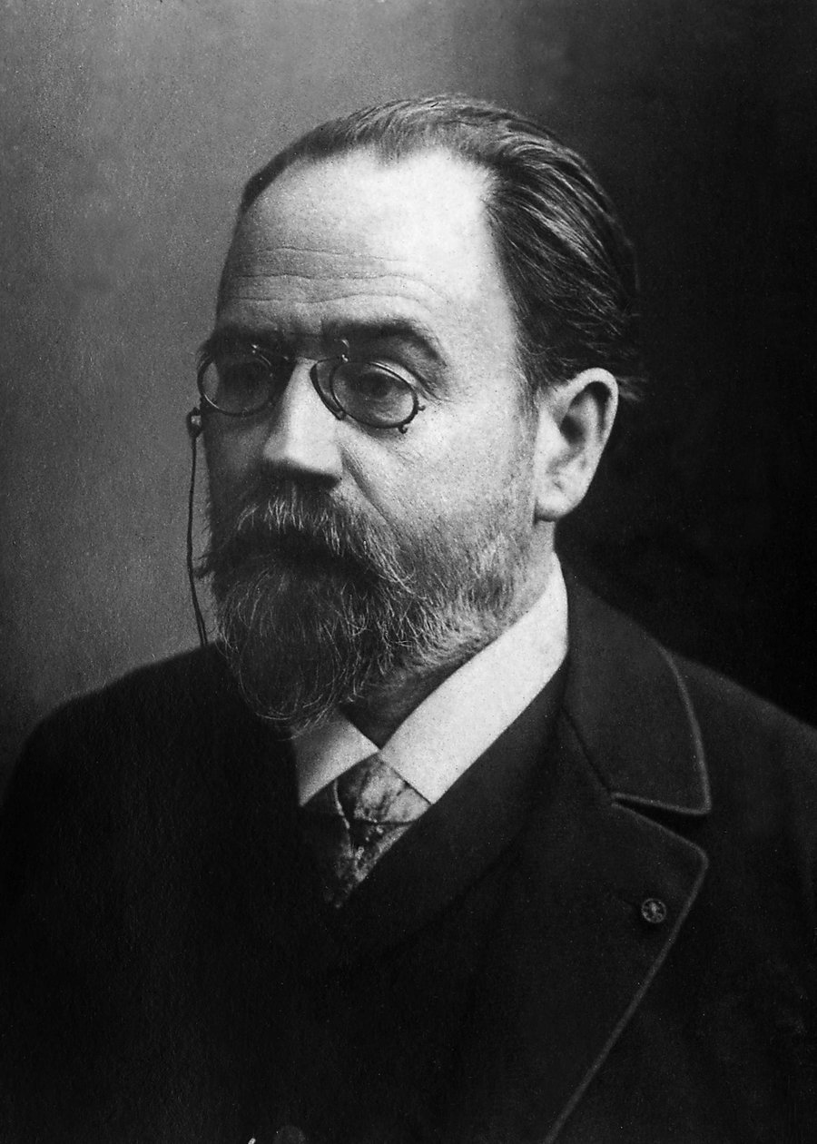 埃米尔·佐拉（Emile Zola）的肖像 作者 未知的摄影师