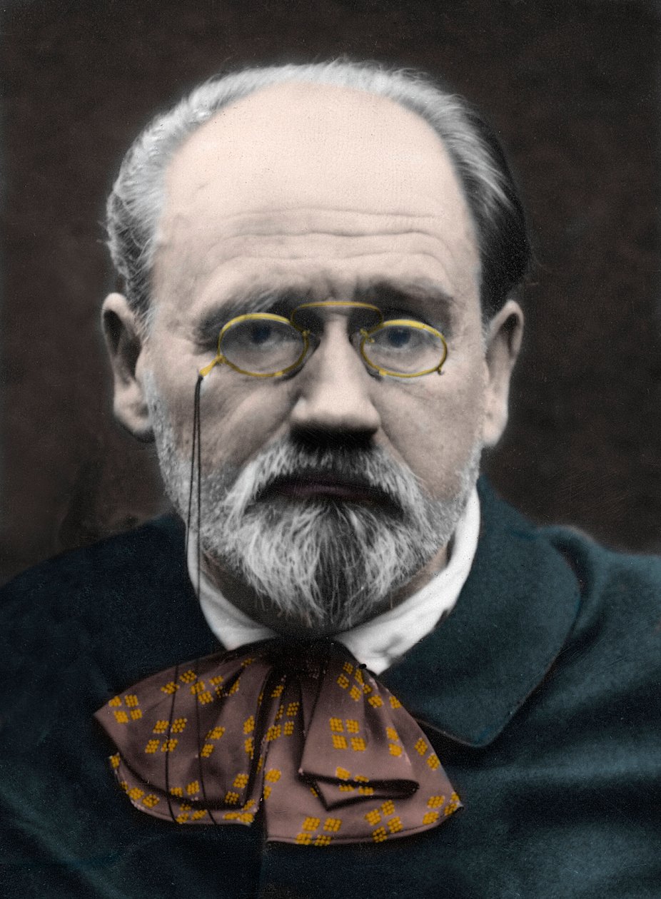 Portrait of Emile Zola 1890s. 作者 未知的摄影师