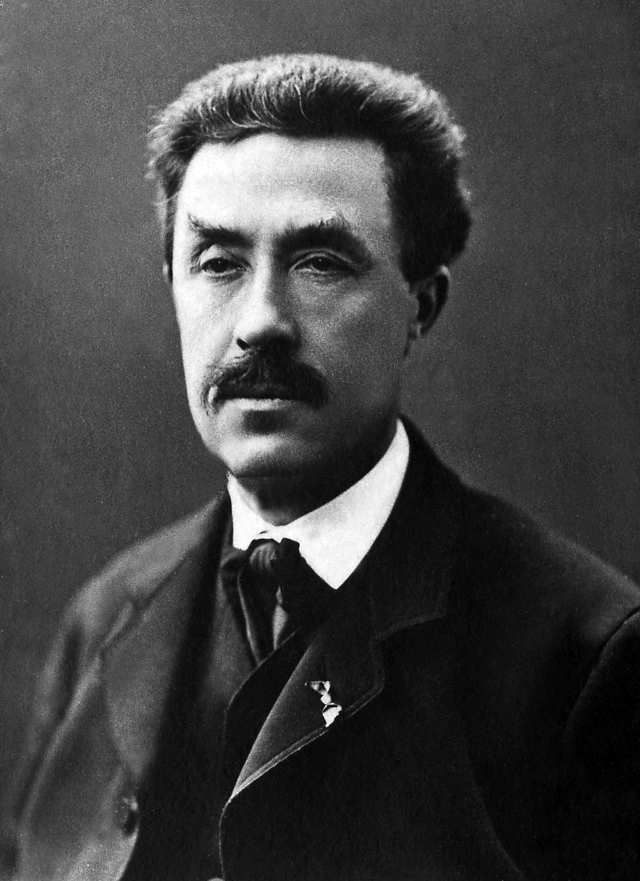 Emmanuel Fremiet (1824-1910) 的肖像，法国雕塑家。 作者 未知的摄影师