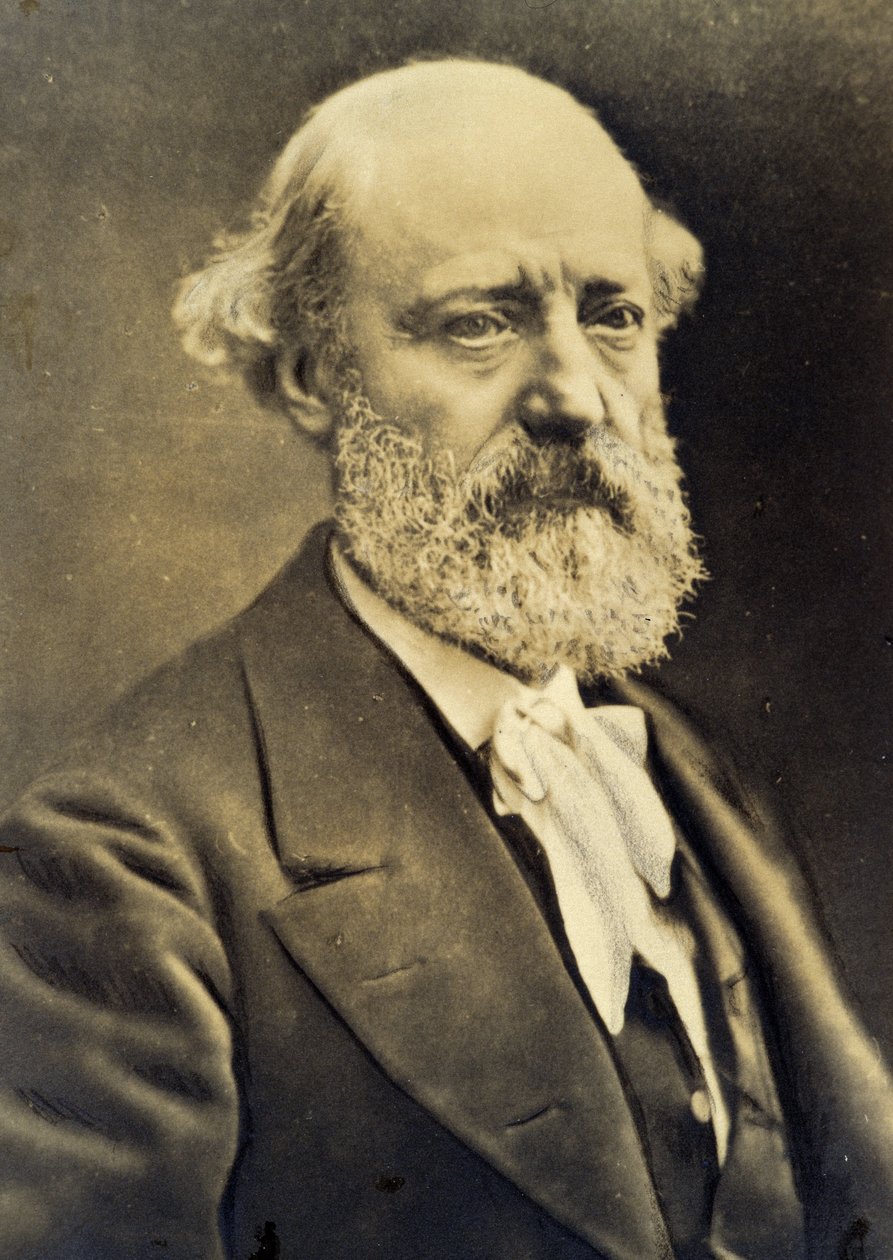 Portrait of Eugene Viollet-le-Duc (Viollet le Duc) (1814-1879). sd. 19th century. 作者 未知的摄影师