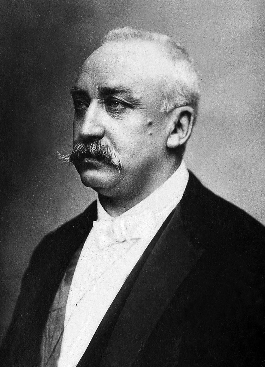 费利克斯-福尔（1841-1899）的肖像，工业家和政治家，温和的共和国主义者，他在1895至1899年期间成为共和国总统。 作者 未知的摄影师