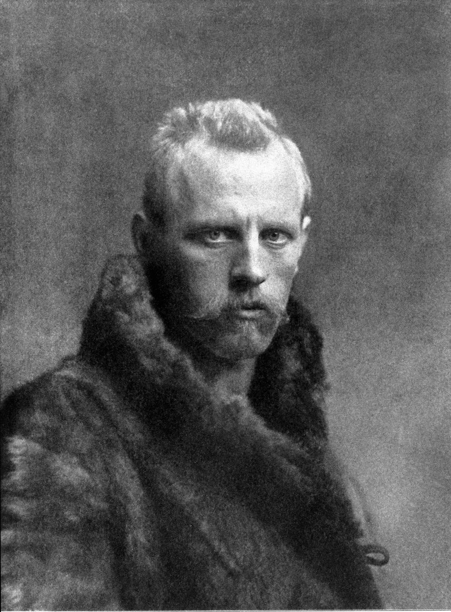 Fridtjof Nansen (1861-1930) 的肖像，挪威探险家 作者 未知的摄影师