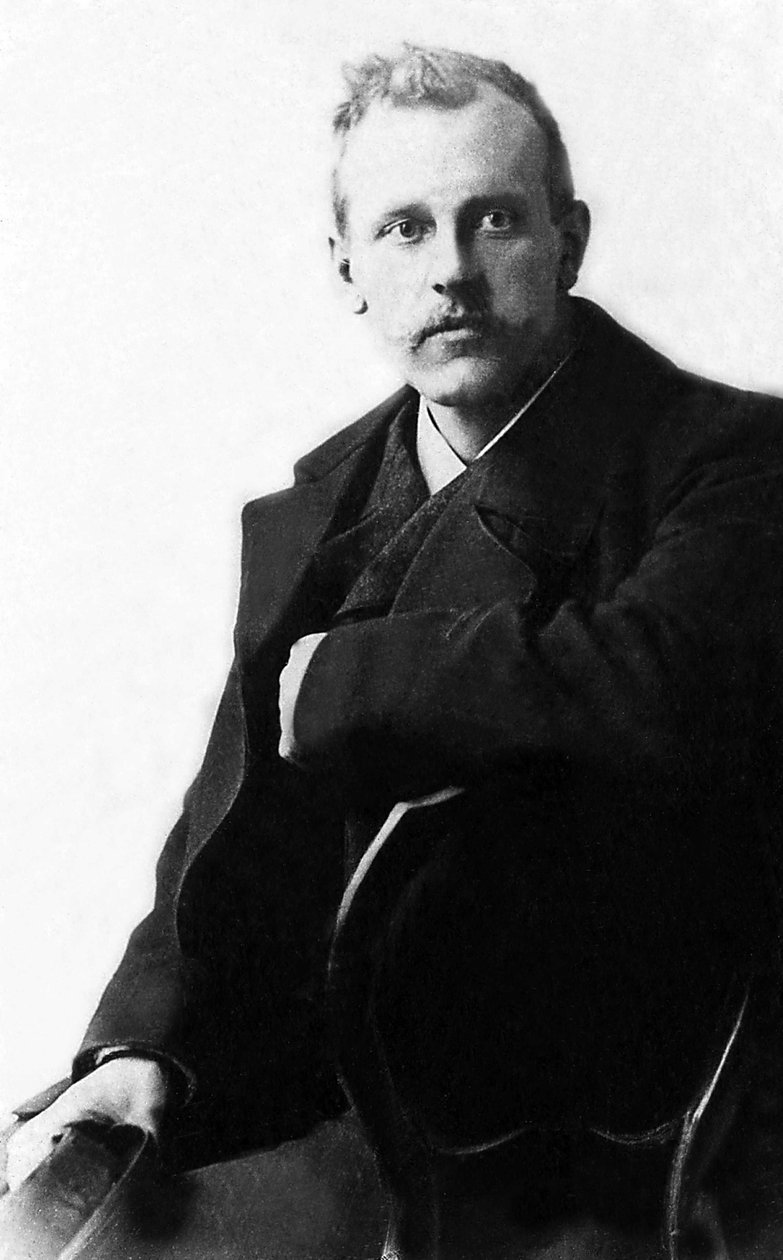 弗里德约夫-南森（1861-1930）的肖像，挪威探险家和动物学家。 作者 未知的摄影师