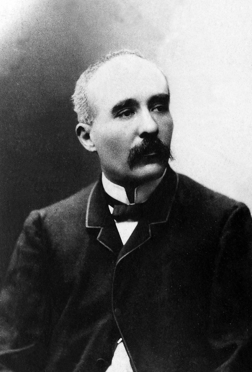 Georges Benjamin Clemenceau (1841-1929)，记者和政治家的肖像。 作者 未知的摄影师