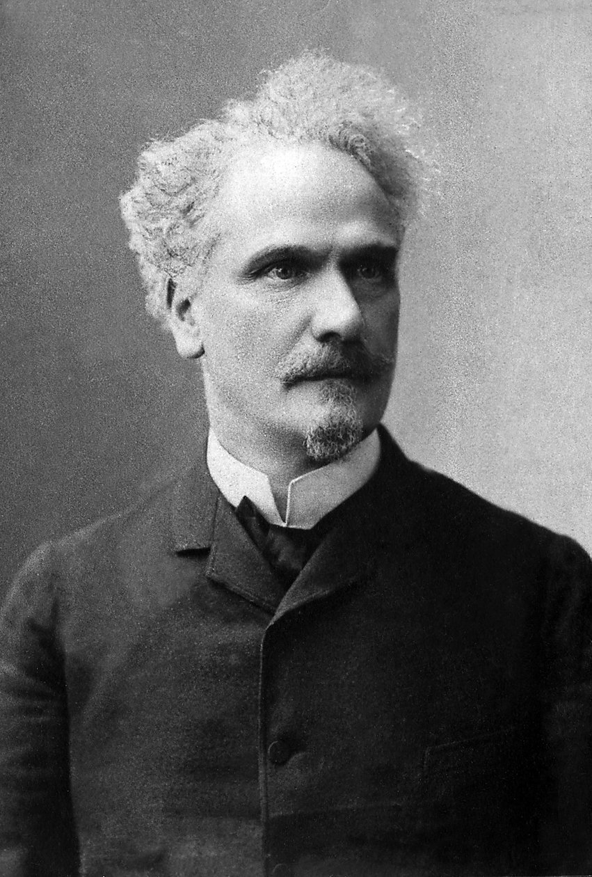 Henri Rochefort 的肖像，Marquis de Rochefort Lucay，dit Henri，记者，法国政治家（1831-1913 年）。 作者 未知的摄影师