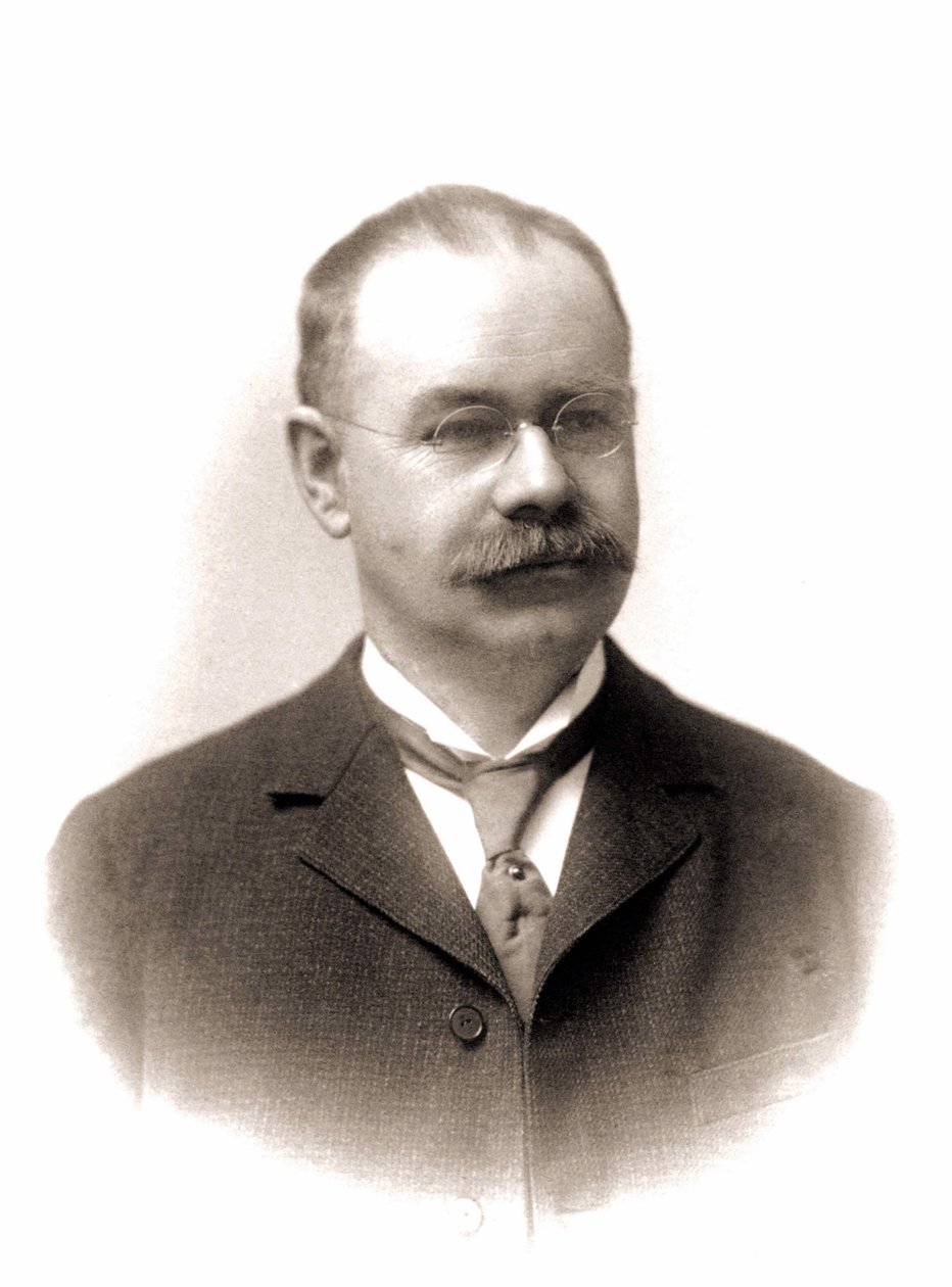 Hermann Hollerith（1860-1929）的肖像，美国统计学家。 作者 未知的摄影师