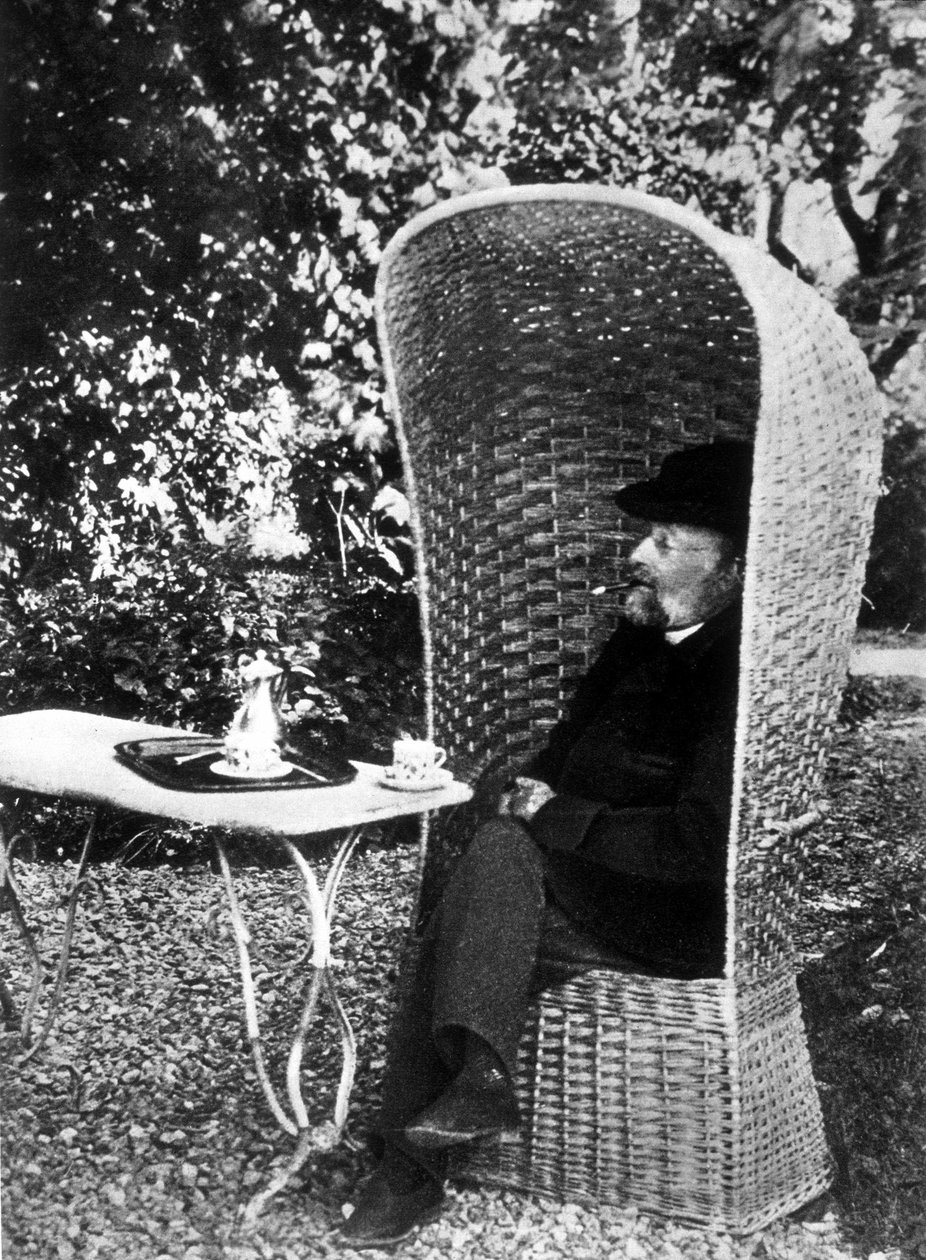 希波吕特·泰恩 (Hippolyte Taine) 的肖像 (1828 -1893)。 作者 未知的摄影师