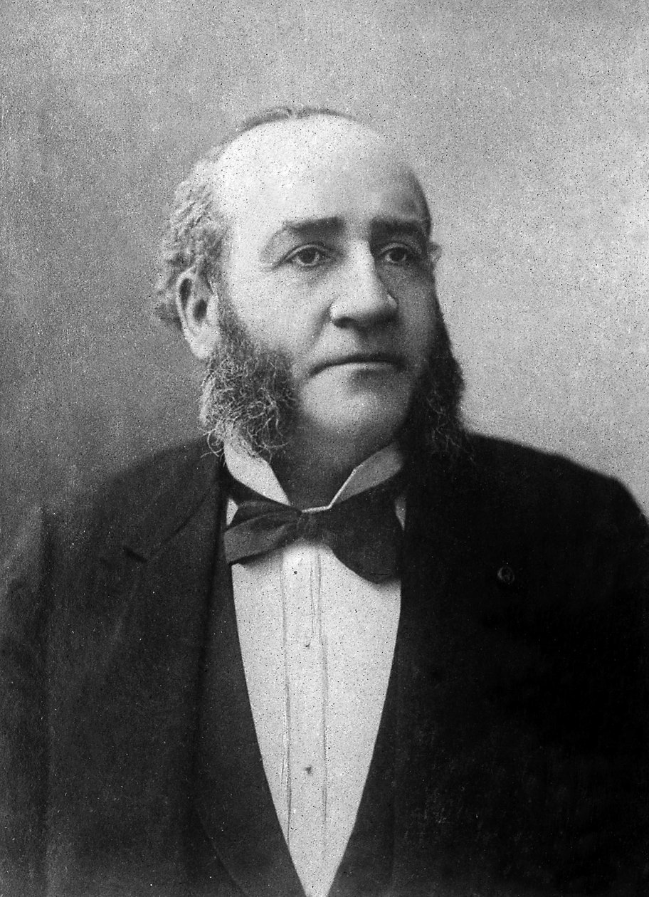 儒勒-埃米尔（Jules-Emile）-佩安（1830-1898）的画像，圣路易医院的外科医生。 作者 未知的摄影师
