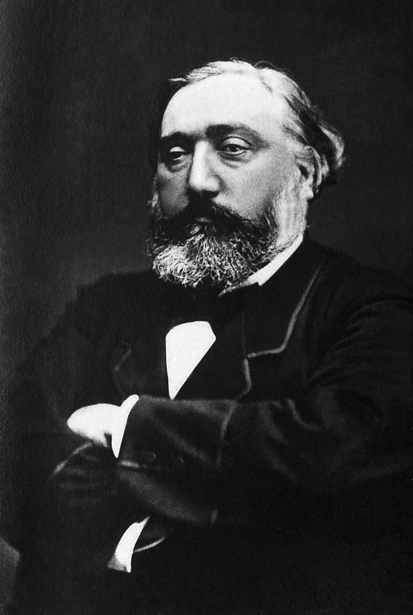 Portrait of Leon Gambetta (1838-1882), French lawyer and politician. 作者 未知的摄影师