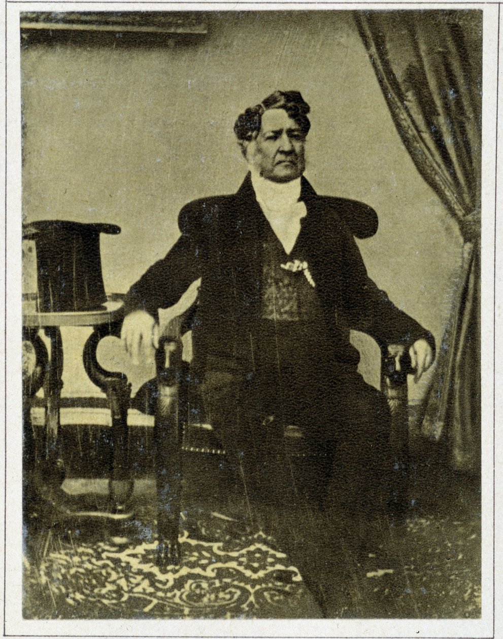 Portrait of Louis Philippe I (1773 - 1850) in 1845. 作者 未知的摄影师