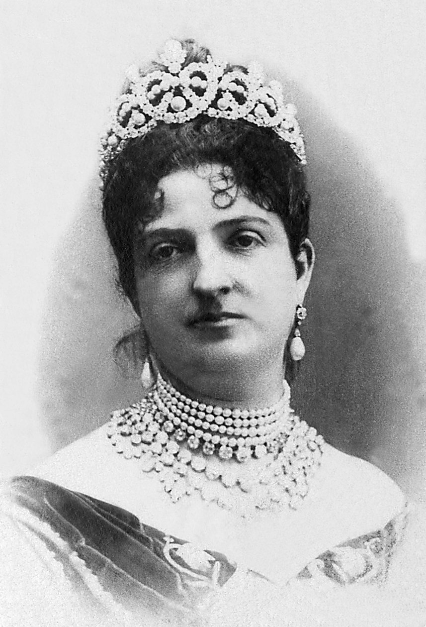 Portrait of Margarita of Savoy Genes (1851-1926), Queen of Italy (1878-1900) and wife of the King of Italy, Humbert I. 作者 未知的摄影师
