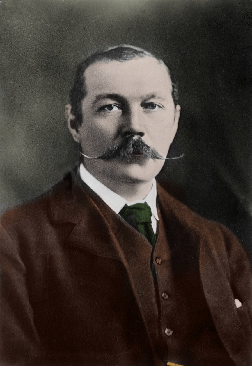 亚瑟·柯南·道尔爵士（1859-1930）的肖像，英国作家，“福尔摩斯”角色的创造者。 作者 未知的摄影师