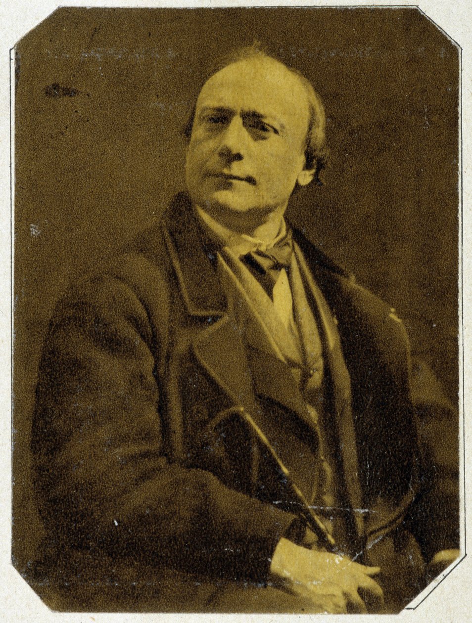 西奥多·德·班维尔 (Theodore de Banville) 于 1873 年的肖像，法国诗人 (1823 - 1891) 作者 未知的摄影师