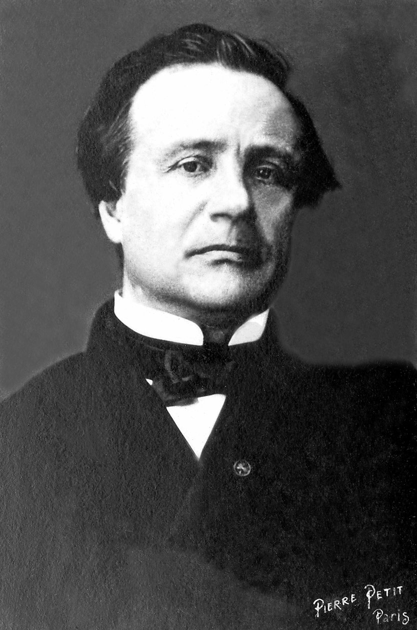 法国历史学家和政治家维克多-杜鲁伊（1811-1894）的画像。 作者 未知的摄影师