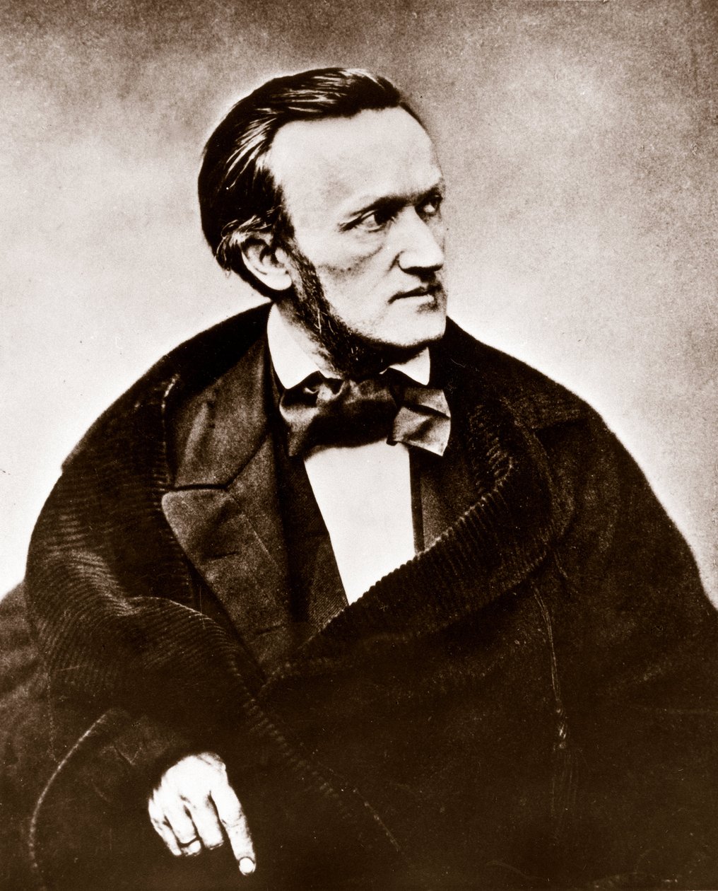 RICHARD WAGNER (1813-1883) 德国作曲家 - 照片肖像 作者 未知的摄影师
