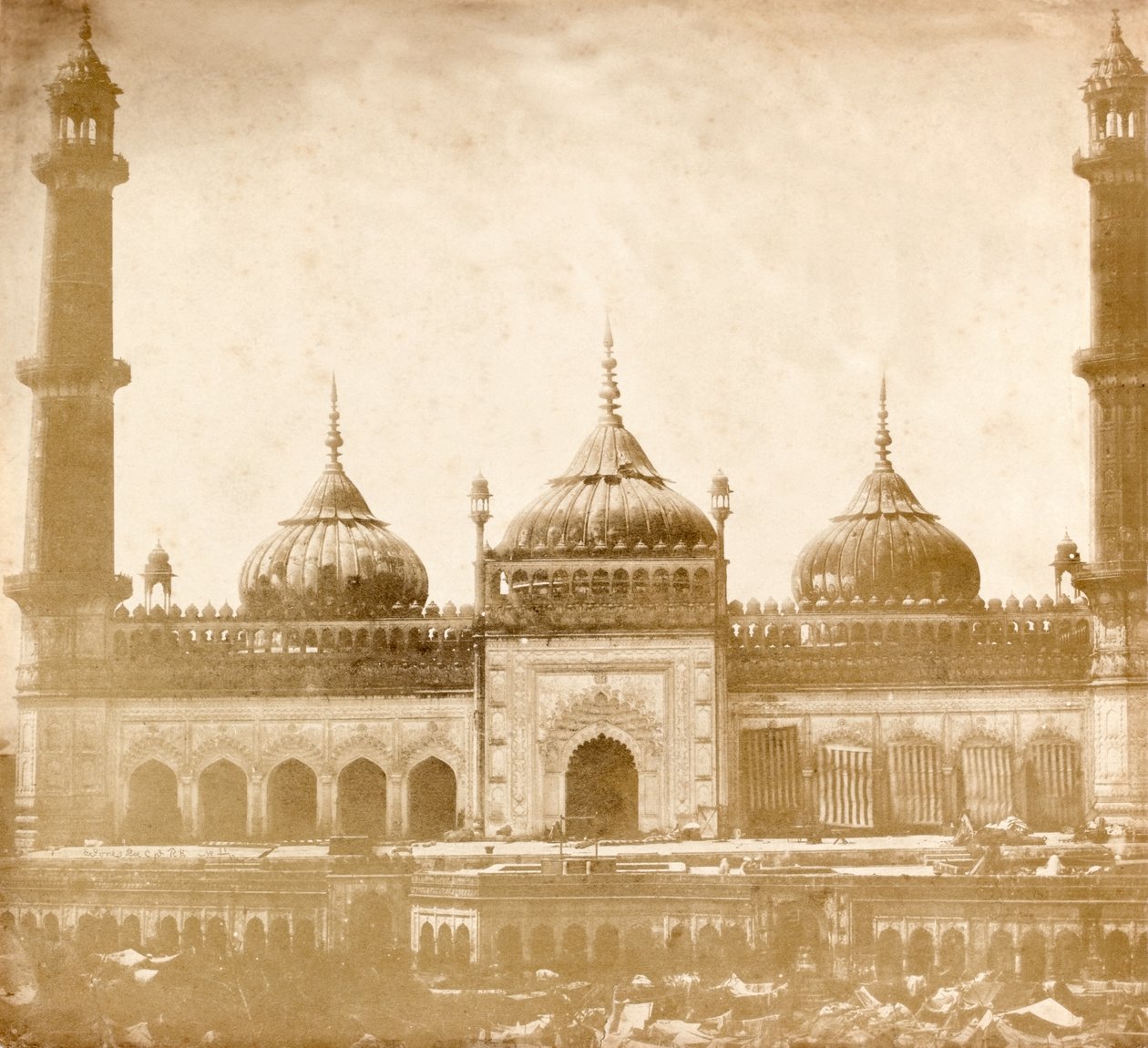 伟大的 Imambara，勒克瑙，印度 作者 未知的摄影师