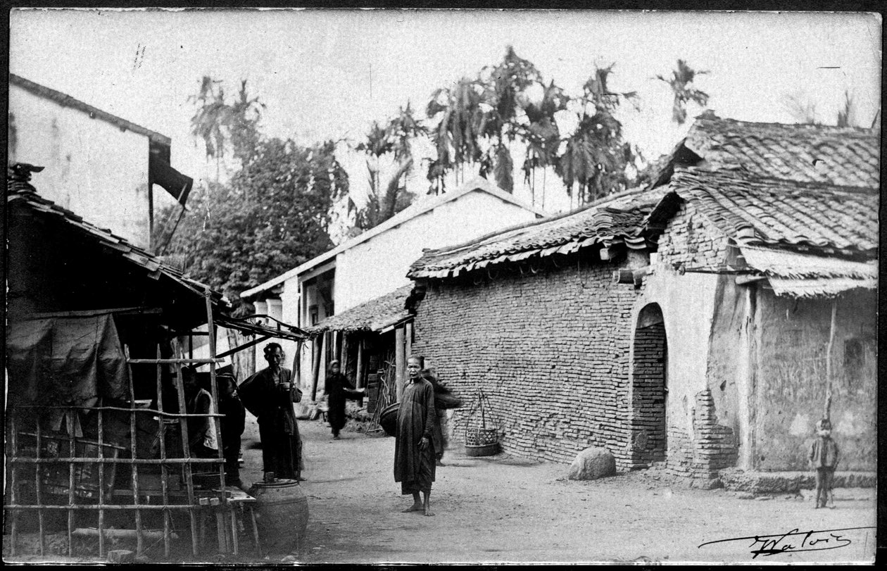 Tonkin Village v. 1890. 作者 未知的摄影师