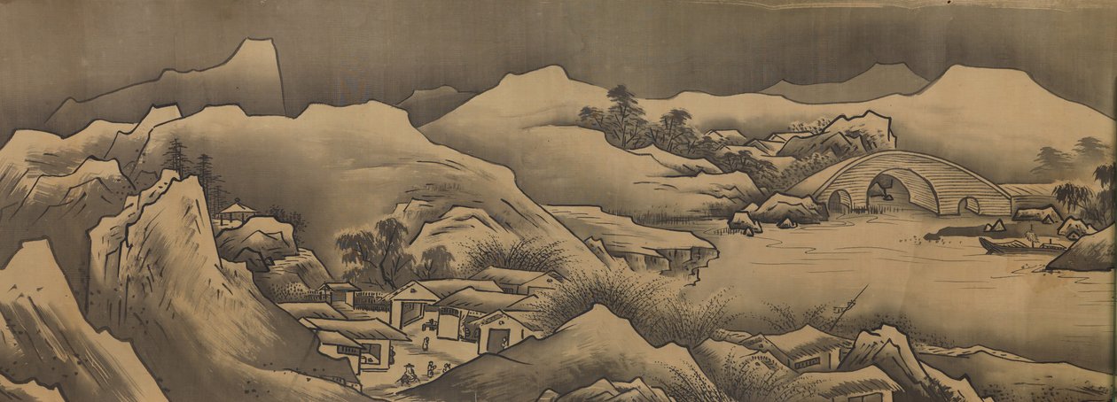 景观，17世纪。 作者 云国东盘