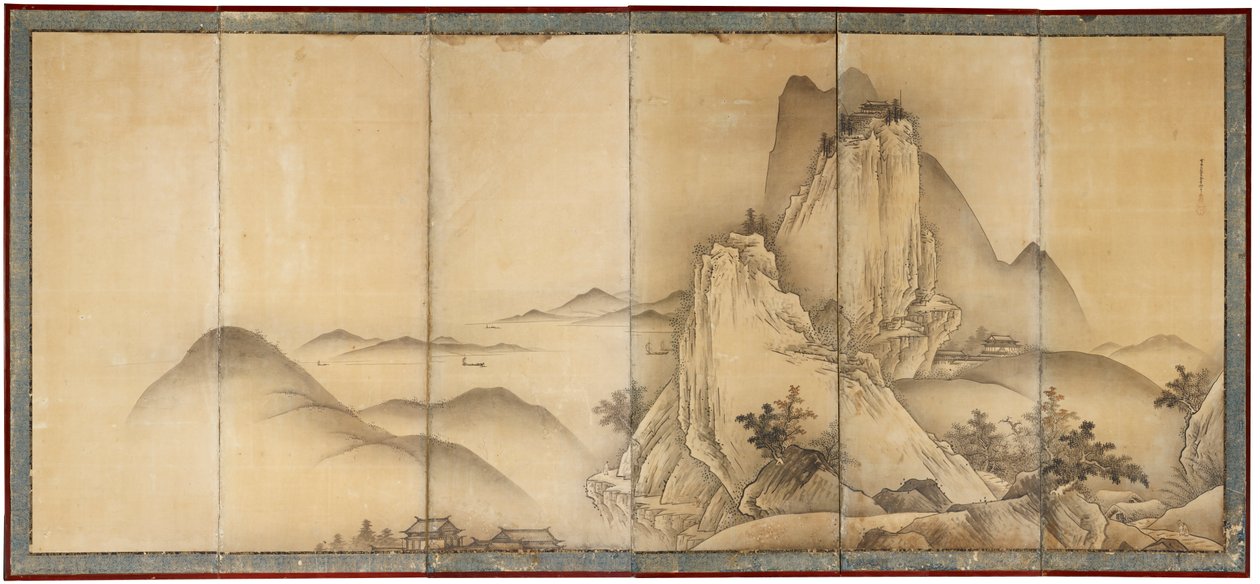 山路上的旅行者与风景 作者 云国东洋