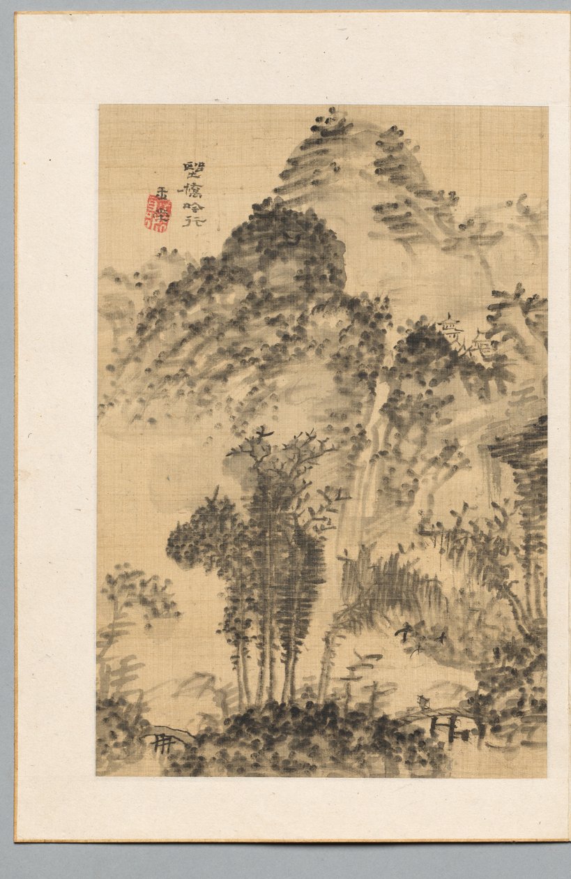 野桥，诗人之路 作者 浦上玉堂