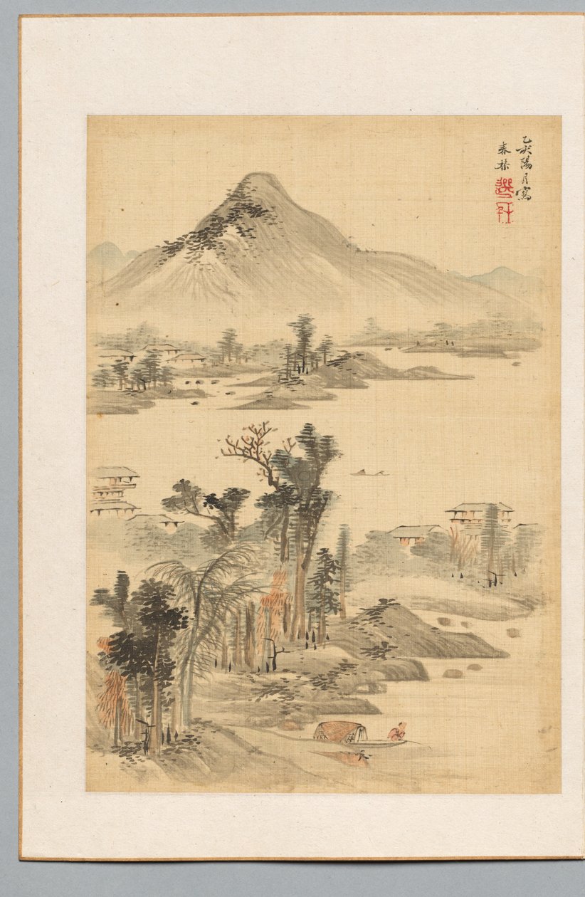景观，1815年。 作者 浦上俊金