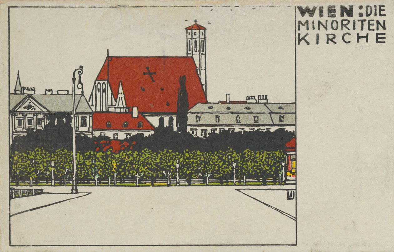 维也纳：少数派教会维也纳：Die Minoriten Kirche，1908。 作者 城市扬克
