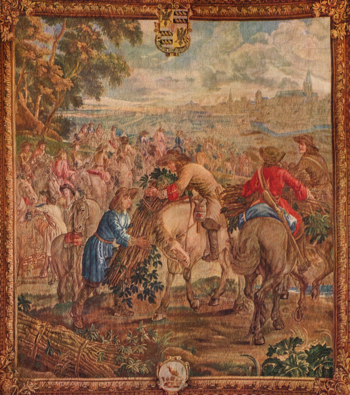 里尔的燃烧》，约17世纪，1923年 作者 Urbanus Leyniers
