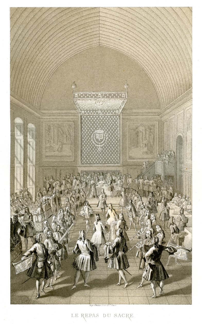 加冕餐，1715年，1885年。 作者 乌拉比埃塔