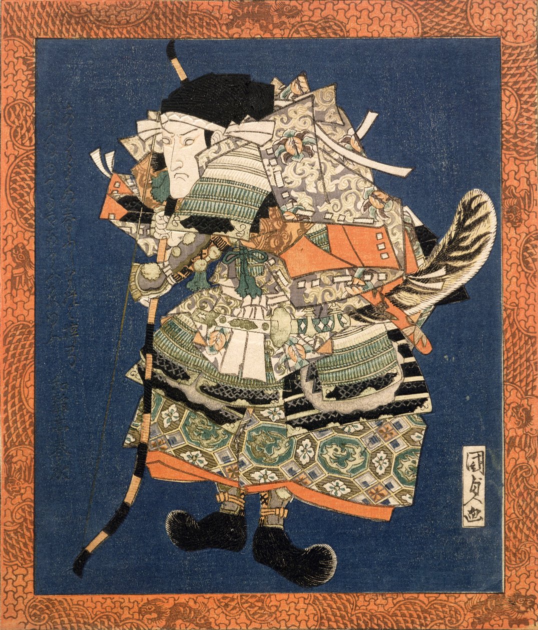 Bando Mitsugoro III，1820（木刻版画） 作者 歌川国贞