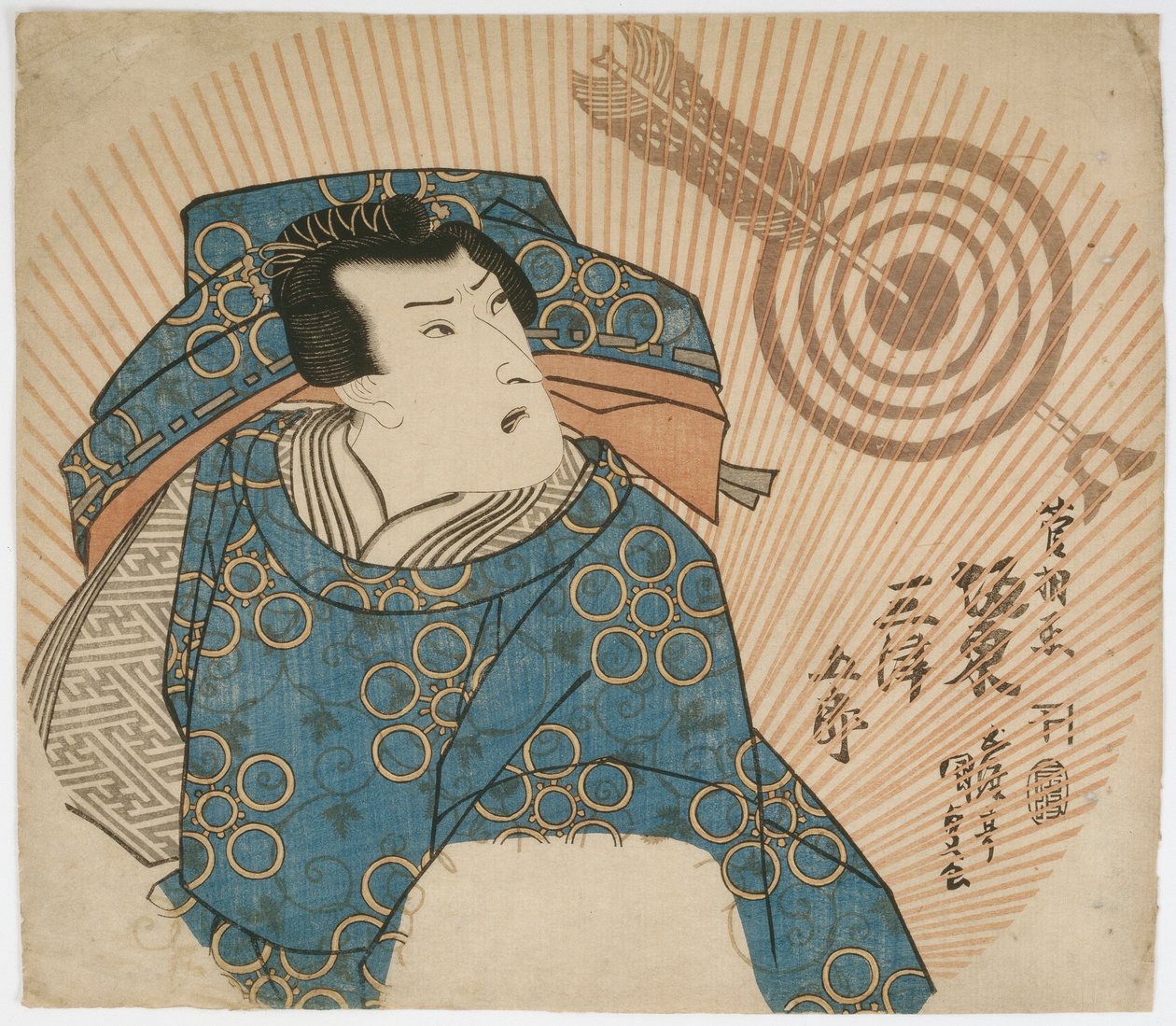 演员Bando Mitsugoro IV作为Kan Shojo，江户时代，1832年（彩色木版画） 作者 歌川国贞