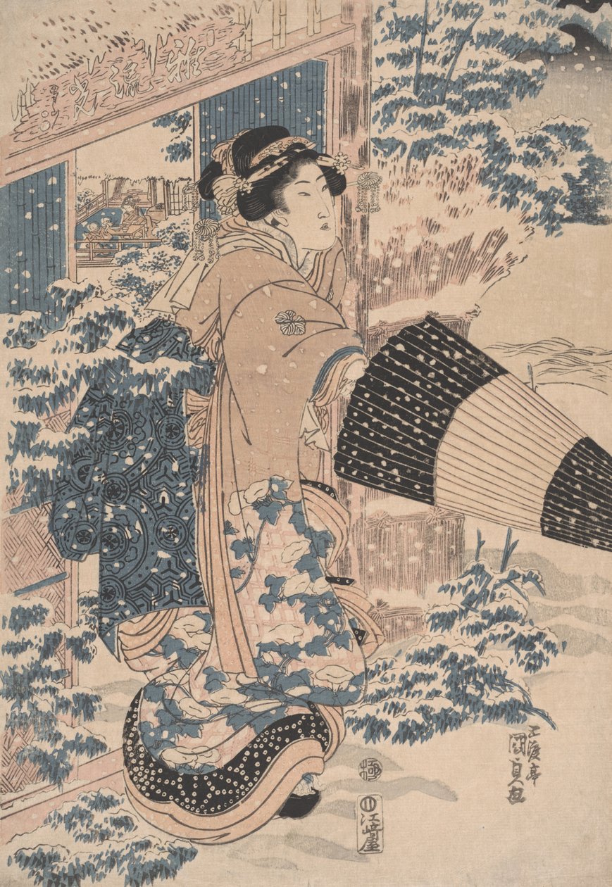Untitled，c.1830 作者 歌川国贞