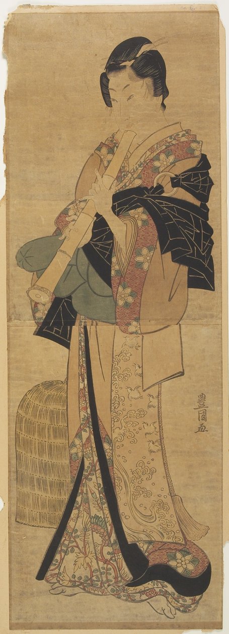 （伪装成乞丐牧师的女人） 作者 歌川丰国
