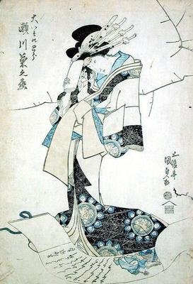 女士画像（木版画） 作者 歌川国贞