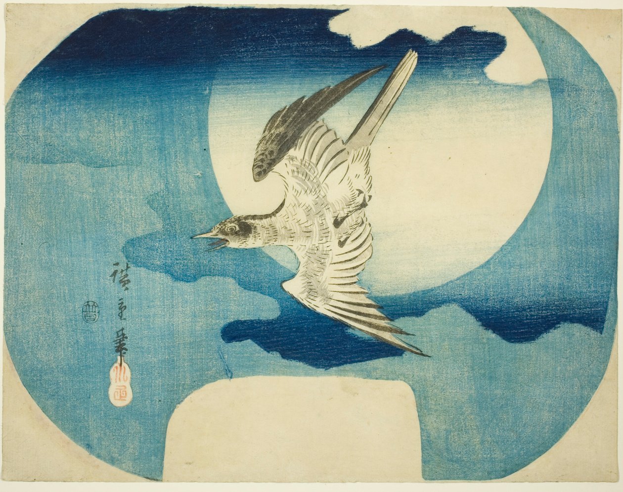 杜鹃啼月 作者 歌川宏重