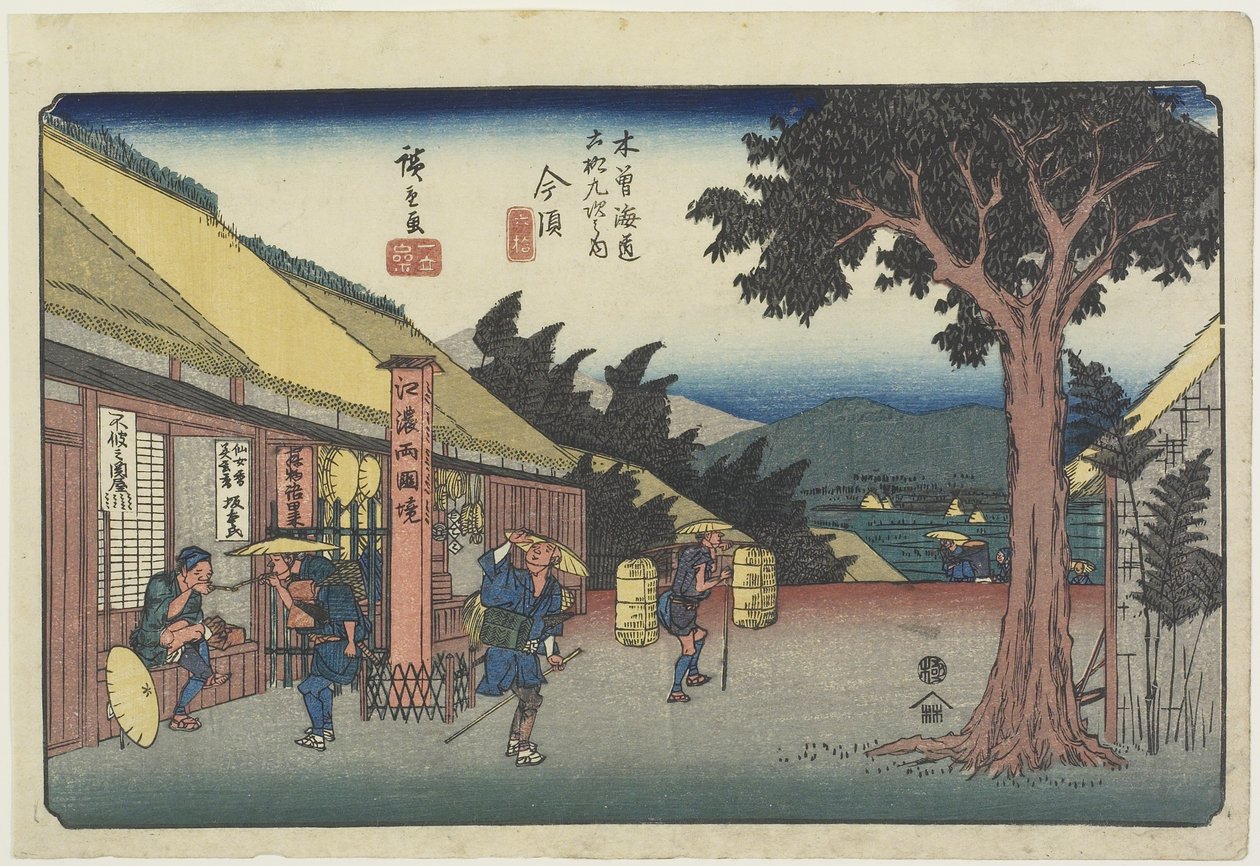 No. 60 Imazu，1830-1844 作者 歌川宏重