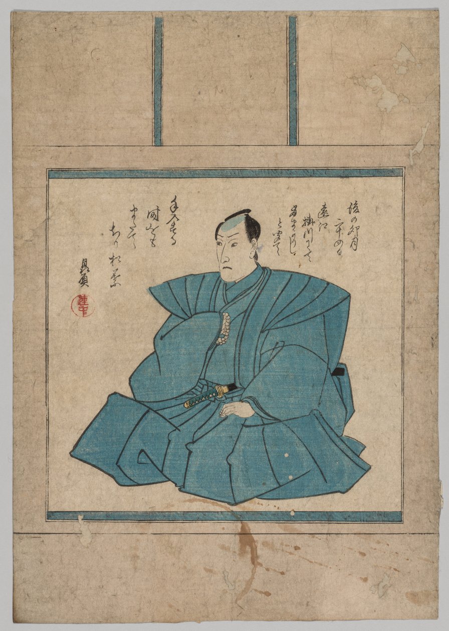 肖像（1786-1865）。 作者 歌川国贞