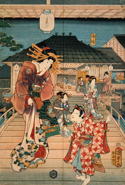 妓院中的场景 作者 歌川国贞II