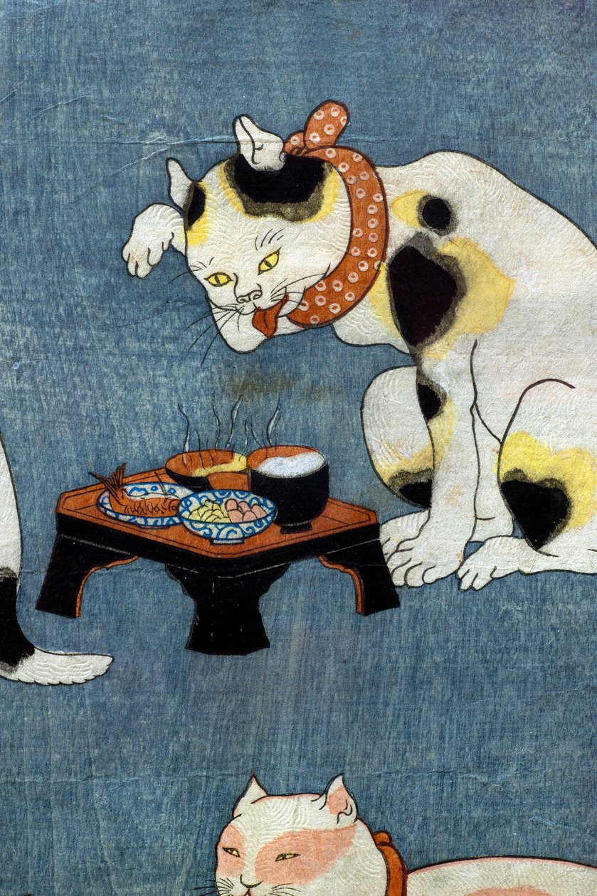 猫的谚语图解》，约1852年 作者 歌川国义
