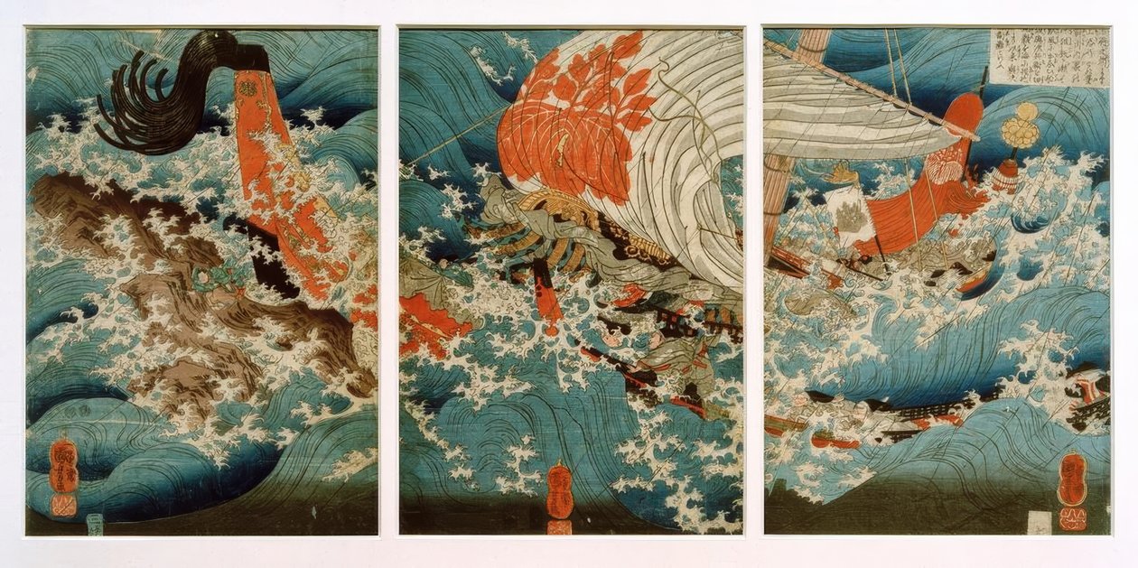 Yojibei的受害者 作者 歌川国义