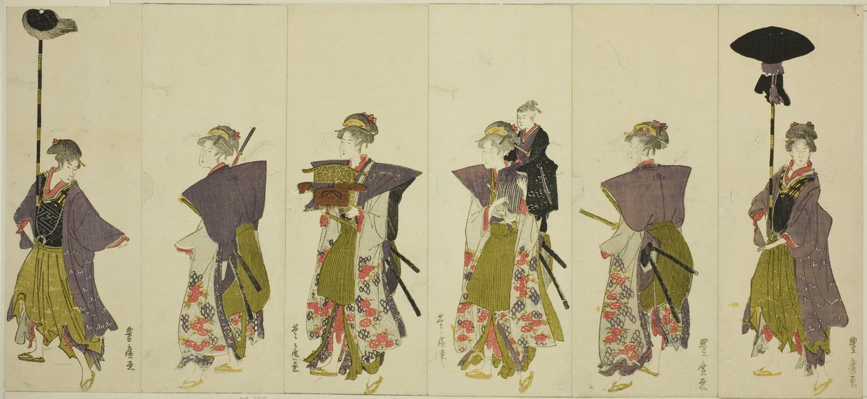 模仿大名游行 作者 歌川丰洋