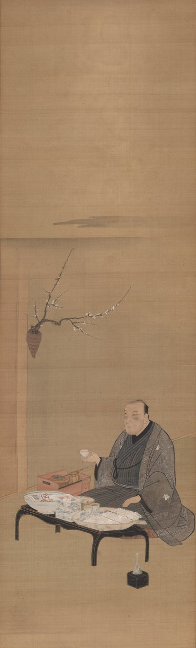 Kinokuniya Bunzaemon肖像，十九世纪。 作者 歌川丰国