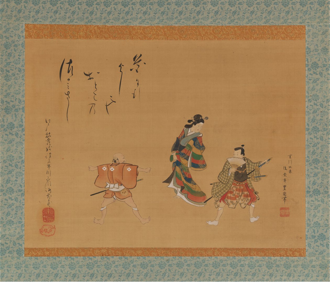 福和半藏门，19世纪。 作者 歌川丰国二世