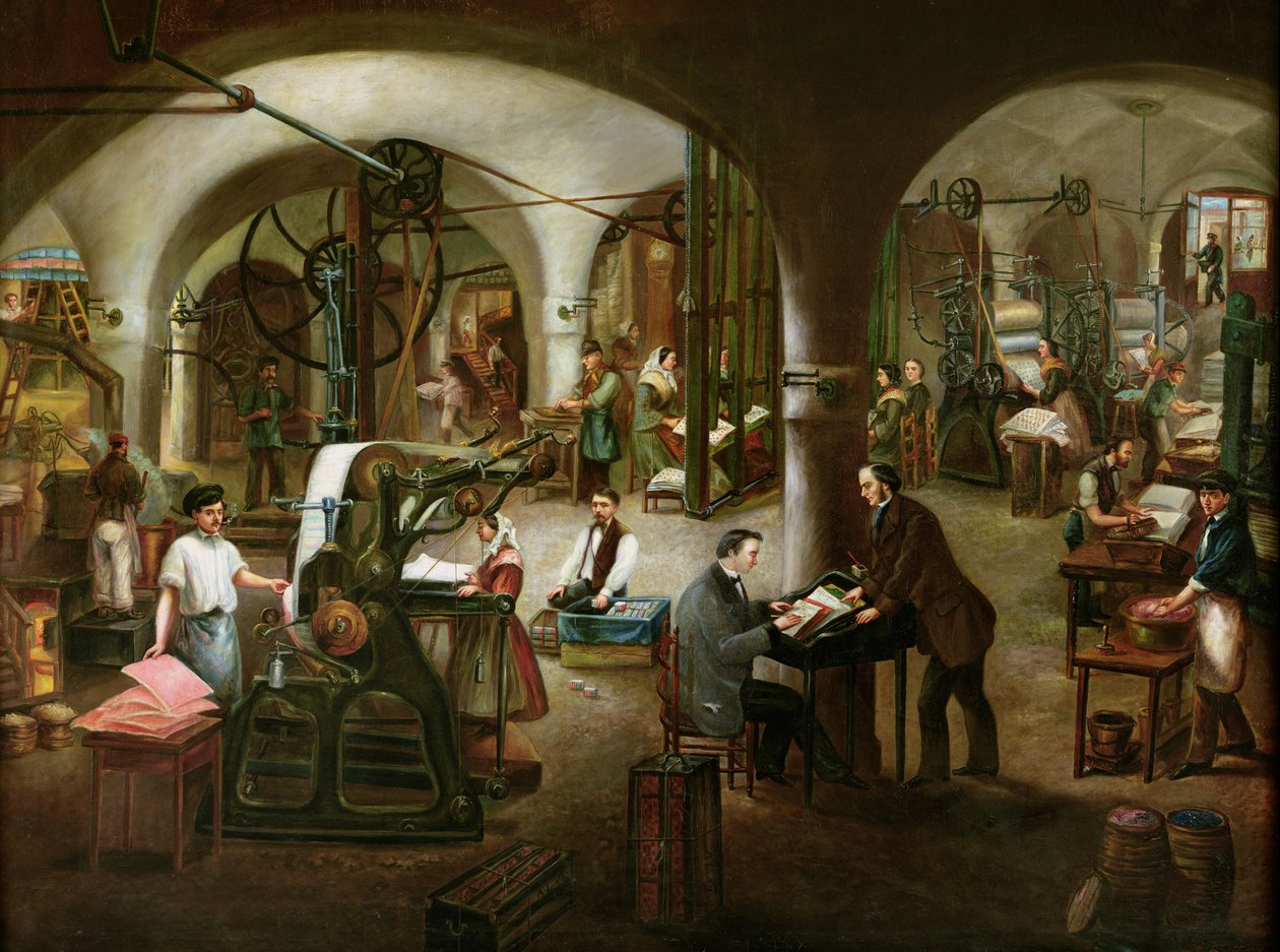 工厂位于Rue d&39;Aubagne，1861年 作者 V.科尼斯