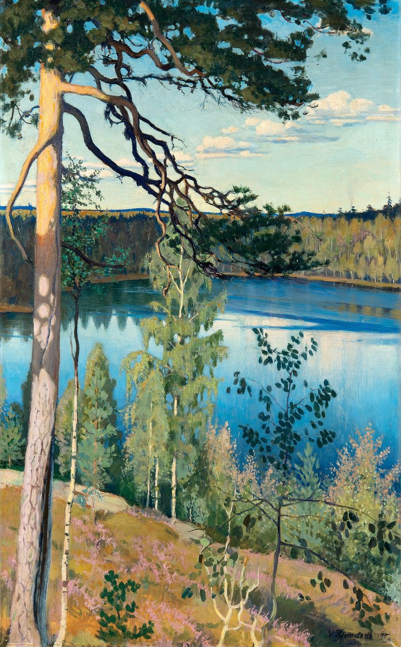 Eramaan jarvinEnglish：WildernessnSwedish的湖：Sjo i odemarkenn 作者 维诺·布洛姆施泰特（Vaino Blomstedt）