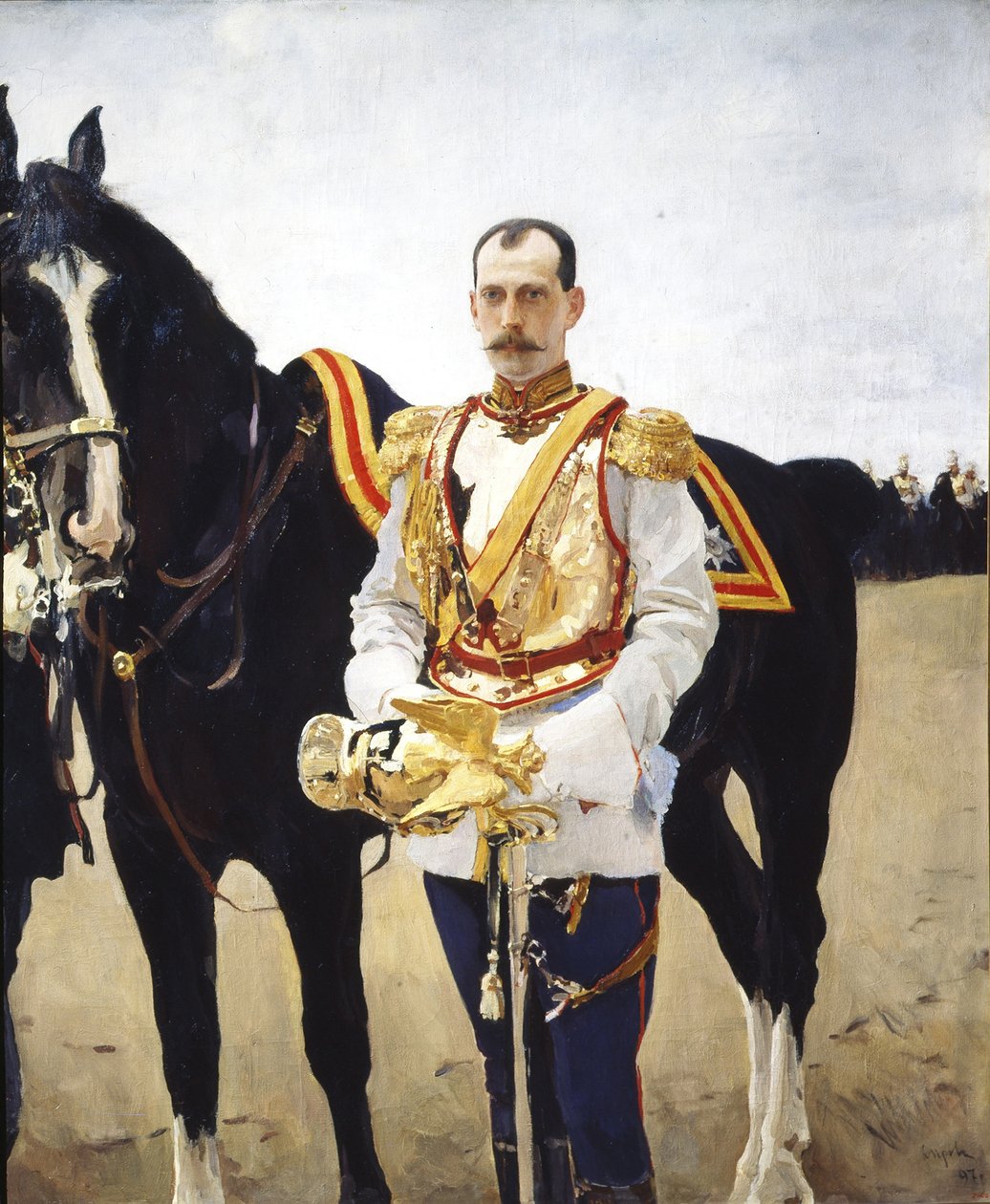 俄罗斯大公Paul Alexandrovich的肖像1860-1919，1897年 作者 瓦伦丁·亚历山德罗维奇·塞罗夫