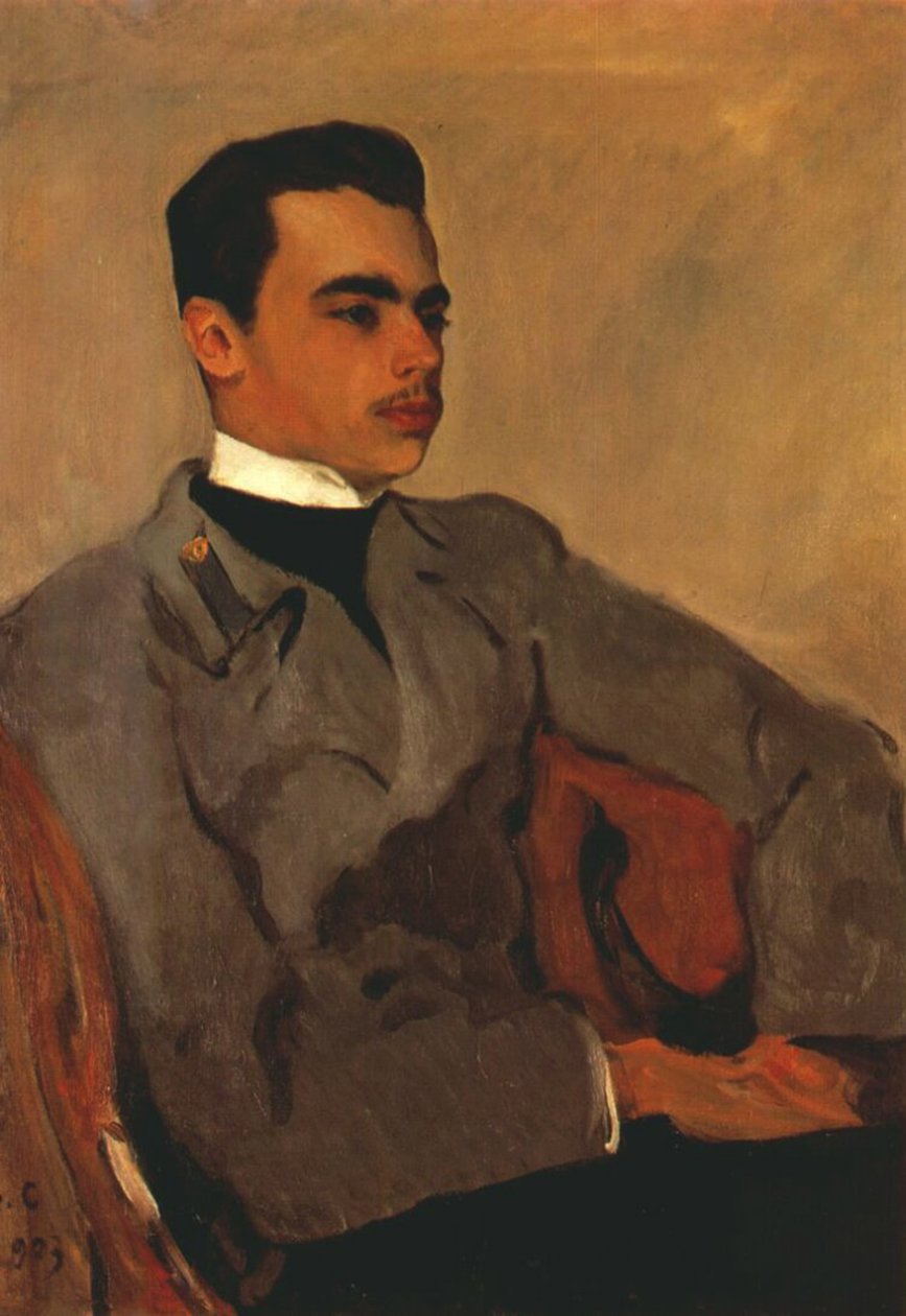 尼古拉·尤苏波夫亲王的画像，苏玛罗科夫·埃尔斯顿伯爵1883-1908，1903年 作者 瓦伦丁·亚历山德罗维奇·塞罗夫